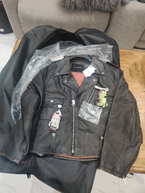 Coach Jackets & Blazers - Coach x Brain Dead leather jacket size XL New UNISEX